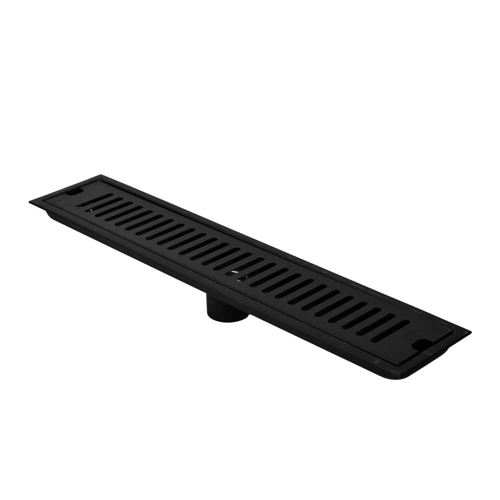 REJILLA SIFON PISO  CORRIENTE ACERO INOXIDABLE  
NEGRA
10x50CM UDUKE (HT1591)