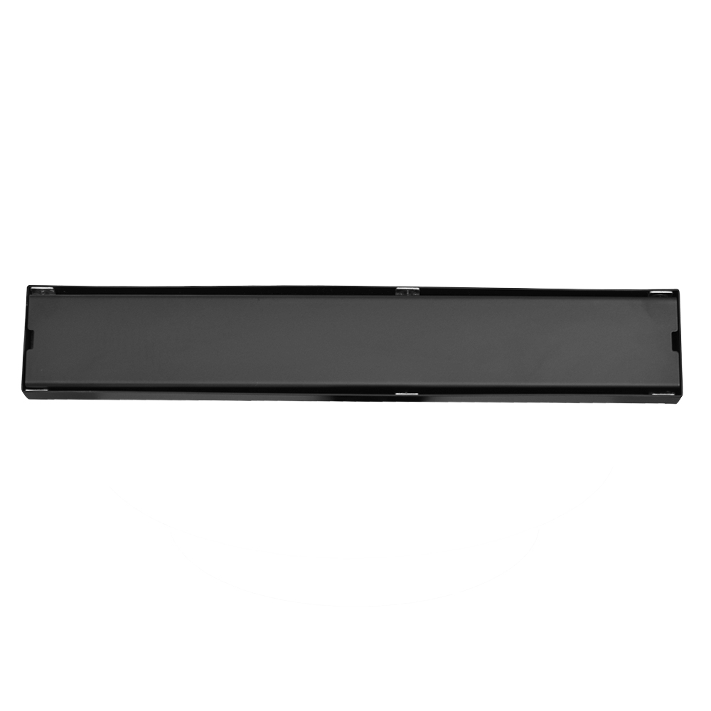 REJILLA SIFON PISO INVISIBLE ACERO INOXIDABLE 
NEGRA
6.8x40CM UDUKE (HT1599)