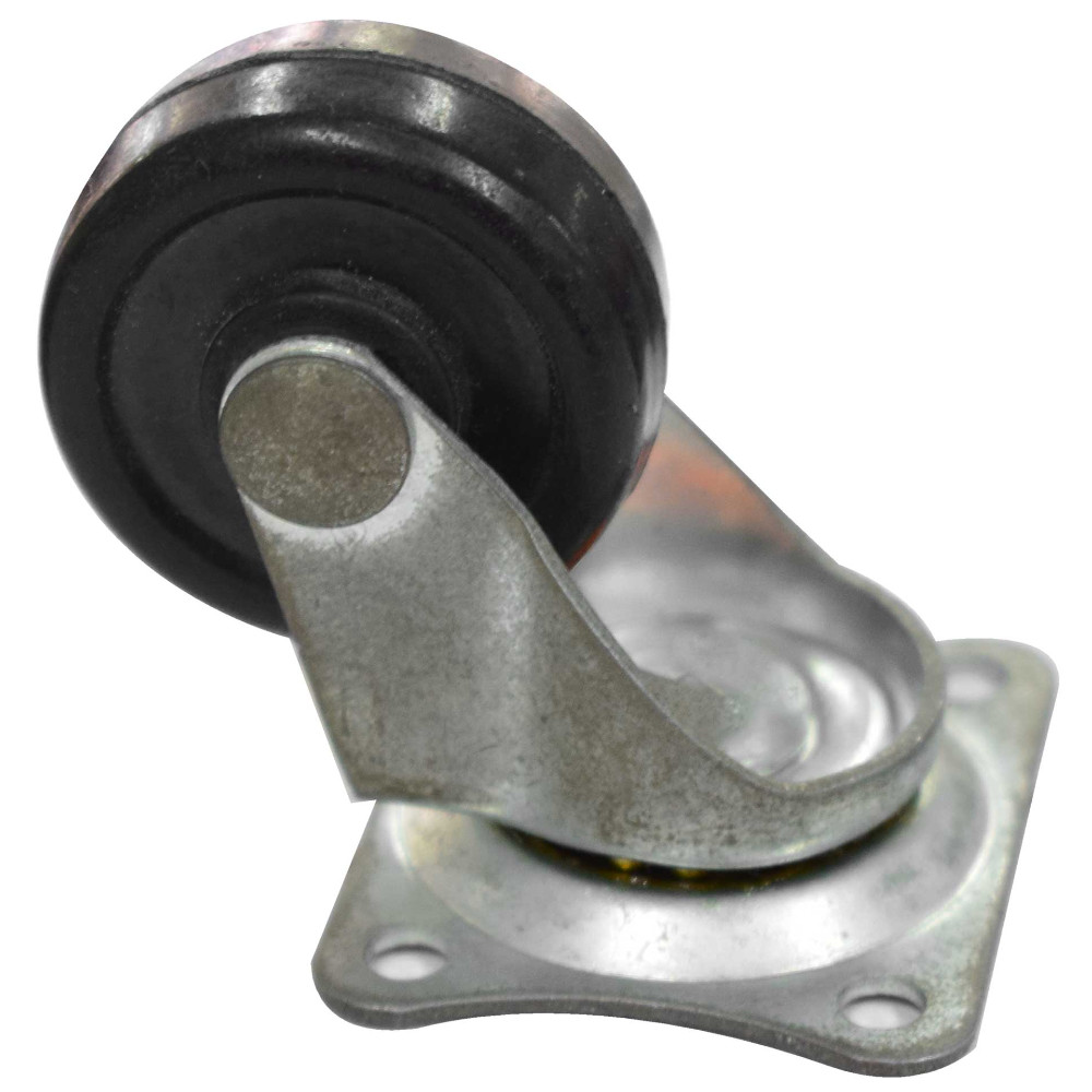 RODACHINES 1 1/4 PLANO NEGRO CAUCHO 32MM 10KG (INDIVIDUAL) (HT40255)