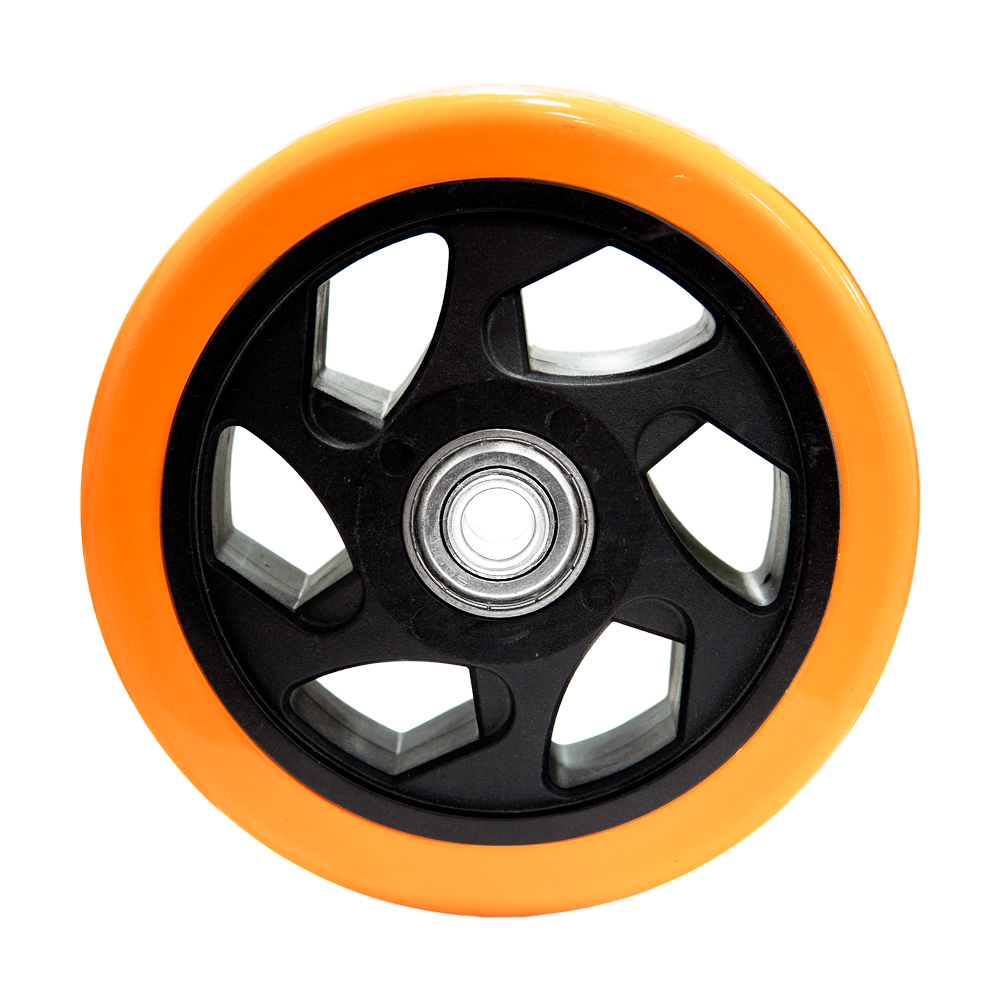 RUEDA INDIVIDUAL NARANJA 125MM 150KG (RODACHINES 5) (HT80030)