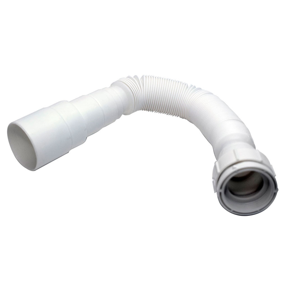 SIFON LAVAMANOS / LAVAPLATOS FLEXIBLE BLANCO UDUKE 1-1/2 X 1-1/4 (HT1189)