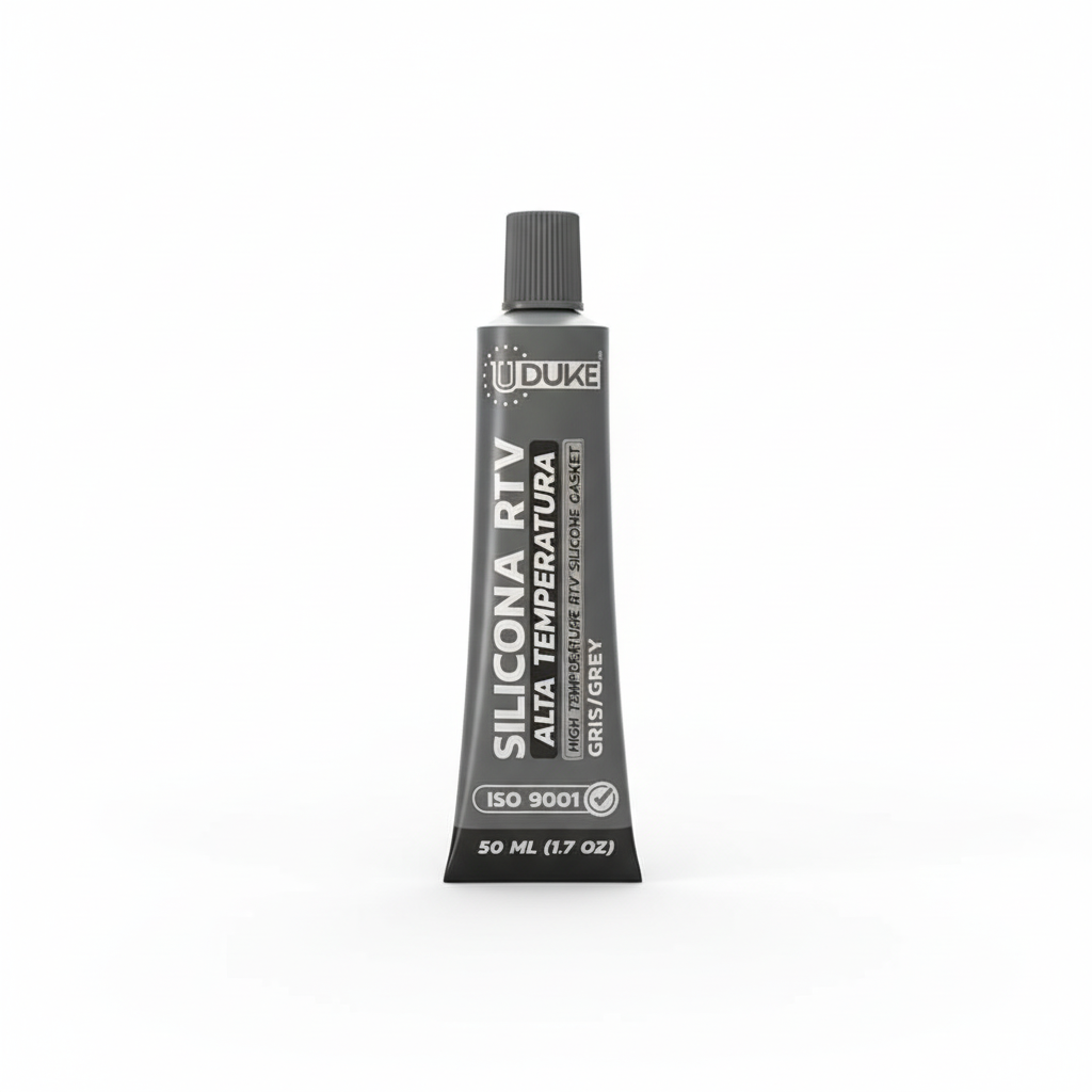 SILICONA UDUKE 50 ML RTV GRIS ALTA TEMPERATURA AUTOMOTRIZ (HT80124)