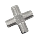 SPLITTER TV X 3 (CRUCETA COAXIAL SIN TERMINAL) PQT X 2 UDUKE