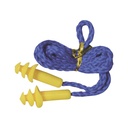 TAPA OIDOS CUERDA DE HILO AZUL PQT X 1 UDUKE