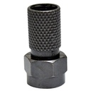TERMINAL COAXIAL GRIS MATE ROSCA FINA RG6 PQT X 5 UDUKE