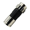 TERMINAL COAXIAL NEGRA INTEMPERIE RG6 FINA PQT X 4 UDUKE