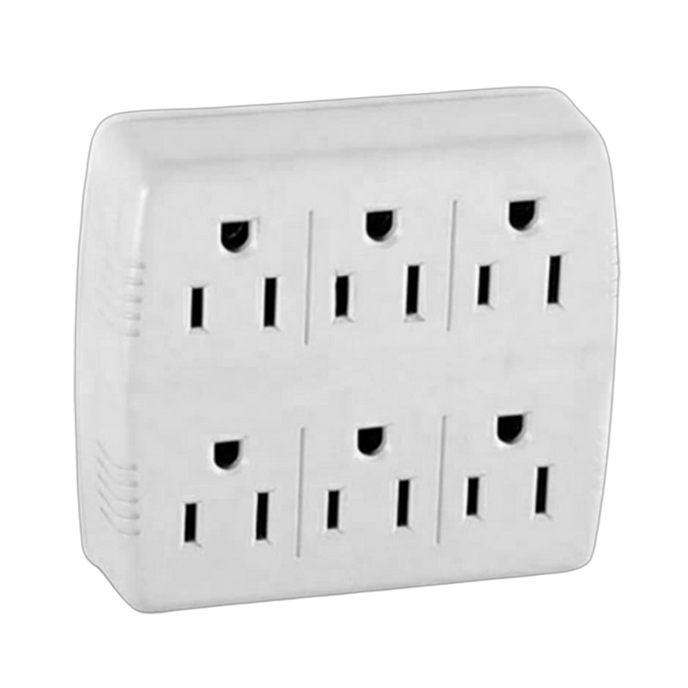 TOMA MULTIPLE X 6 DE PARED UDUKE (U63A)