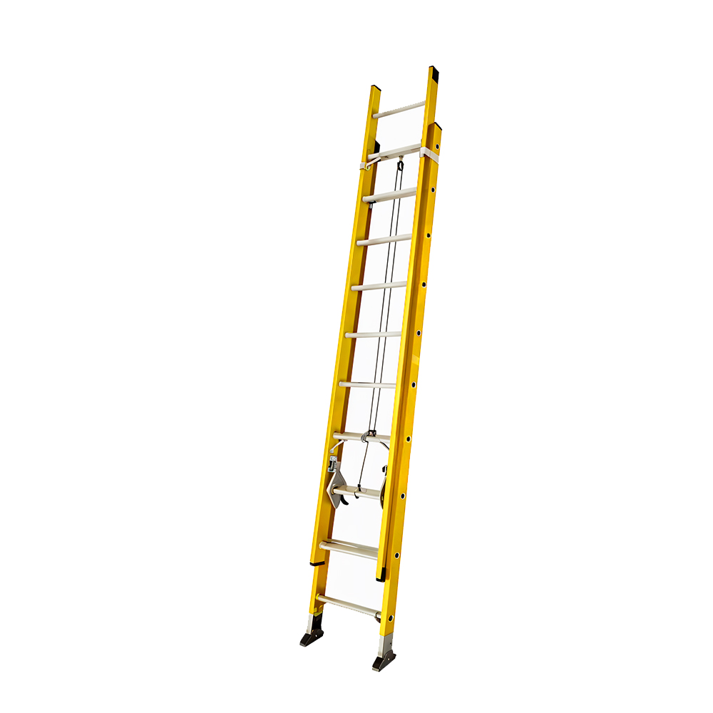 ESCALERA DE EXTENSION EN FIBRA DE VIDRIO 20 PELDAÑOS 6MTS UDUKE (150KG)(HT3174)