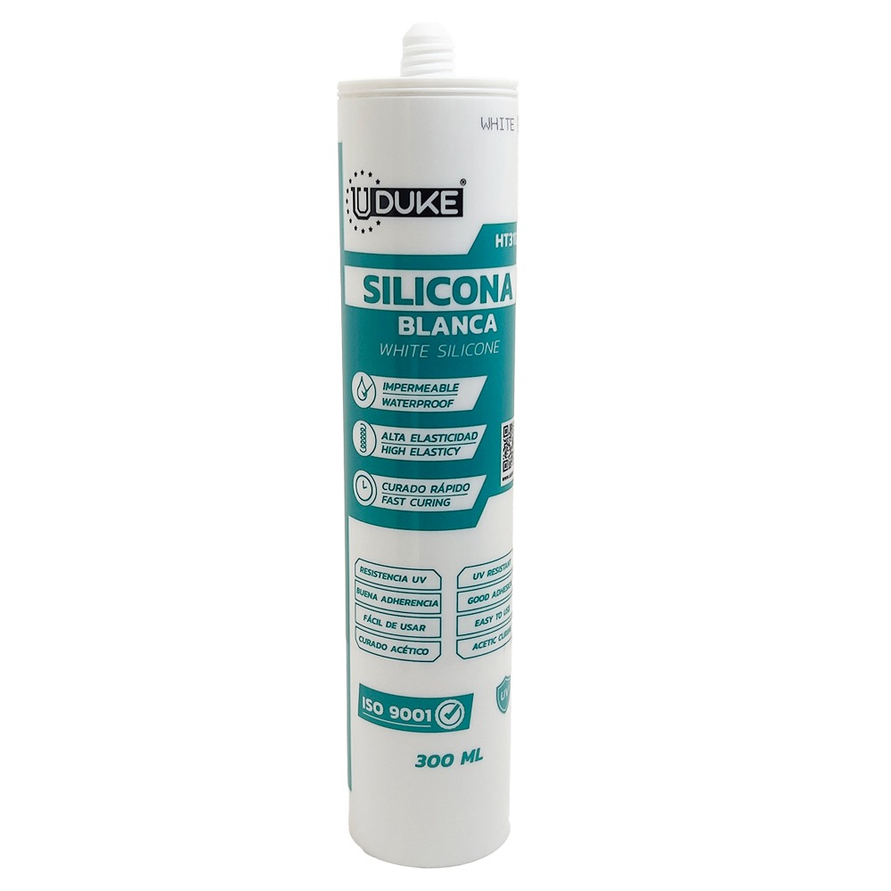 SILICONA TUBO BLANCA 300ML ANTIHONGOS UDUKE (HT3112)