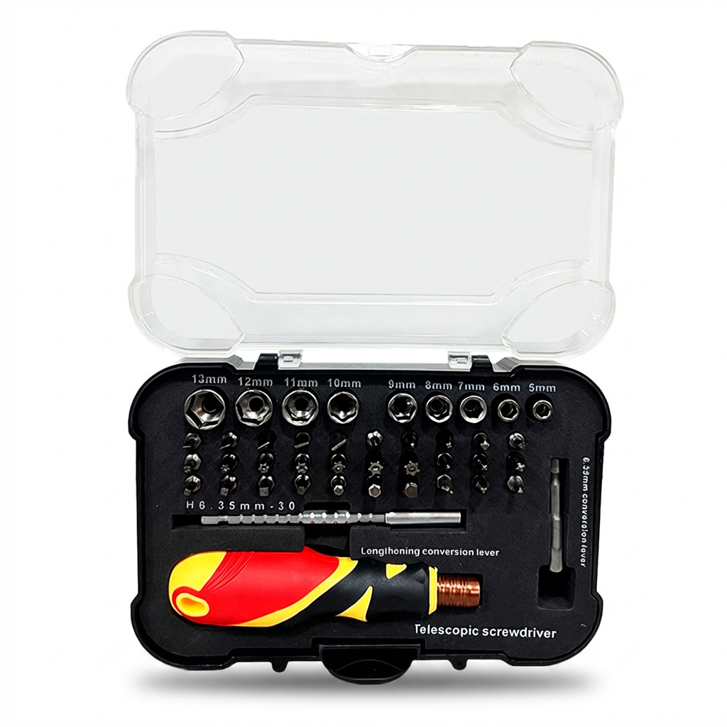 DESTORNILLADOR 42 EN 1 PUNTA INTERCAMBIABLE UDUKE (HT3363)