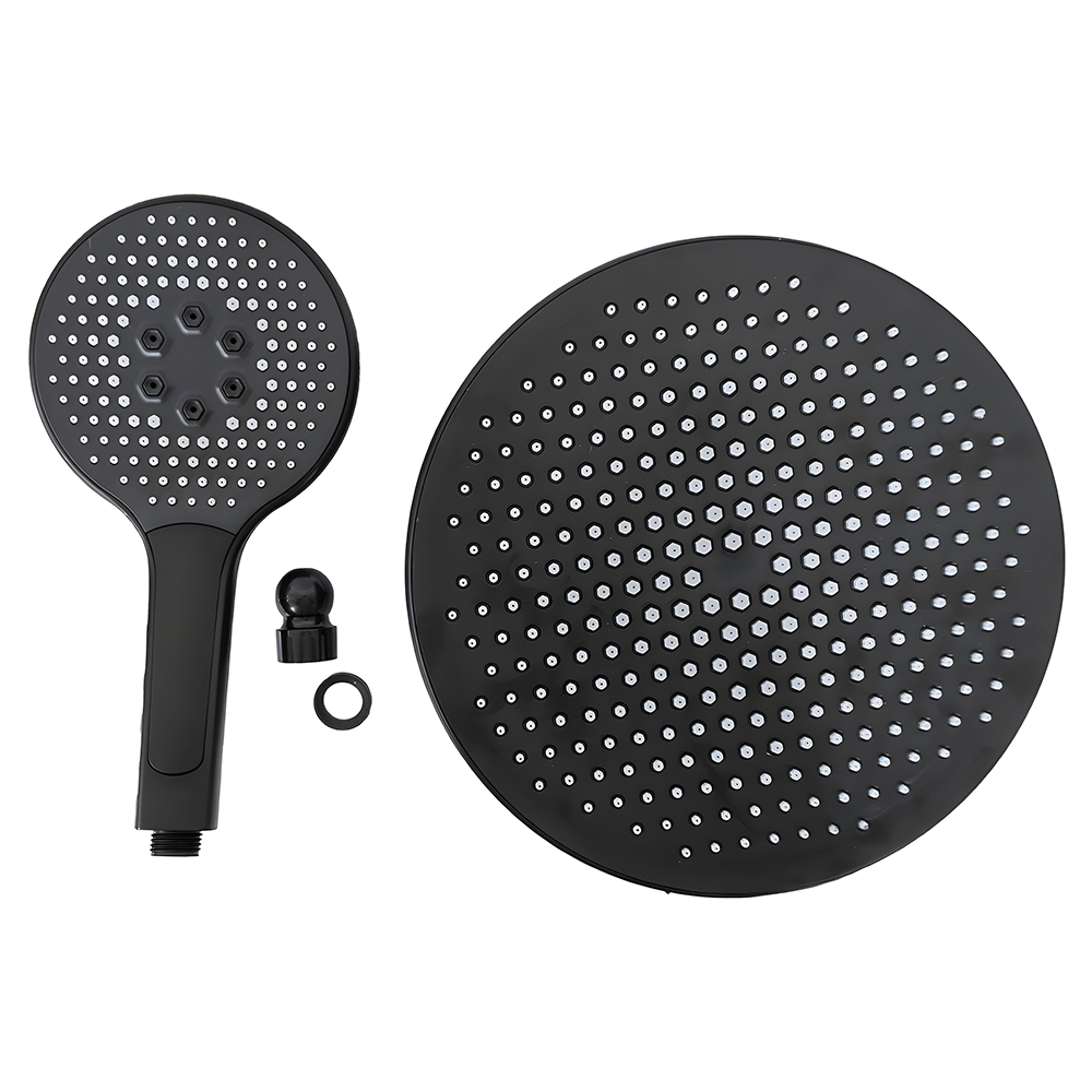 JUEGO DE  DUCHA REDONDA + DUCHA TELEFONO REDONDA 10" ABS UDUKE (HT3398)