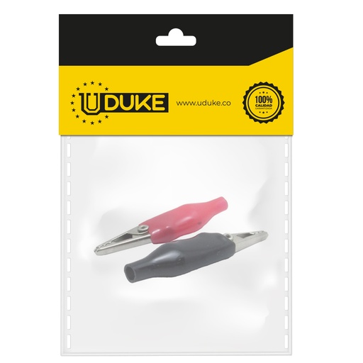 CAIMAN FORRADO GRANDE PQTX2 UDUKE (ROJO,NEGRO) (35MM)  