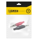 CAIMAN FORRADO GRANDE PQTX 2 UDUKE (NEGRO, ROJO)(50MM)