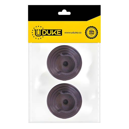 [8748K] ACCESORIO CORTINERO PLAFON CAFE EN U (ABIERTO) 1 PAQ X 2 UDUKE