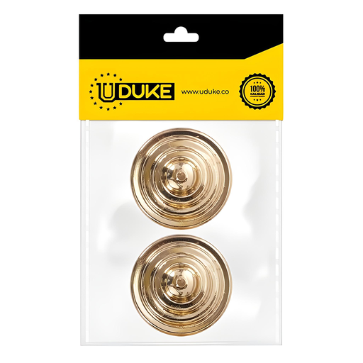 [8751K] ACCESORIO CORTINERO TERMIINAL DORADO ESCALERA 1 PAQ X 2 UDUKE