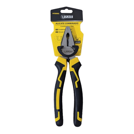 [6752] ALICATE PROFESIONAL UDUKE AMARILLO-NEGRO  8 (HT20002)
