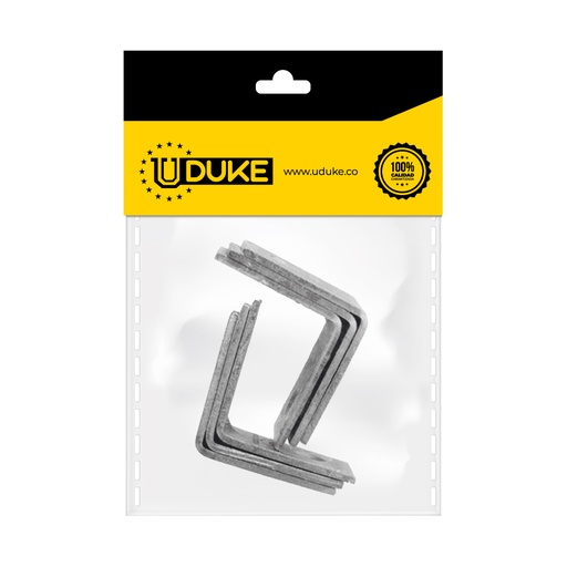 [10330K] ANGULO 1 METALICO PQT X 6 UDUKE