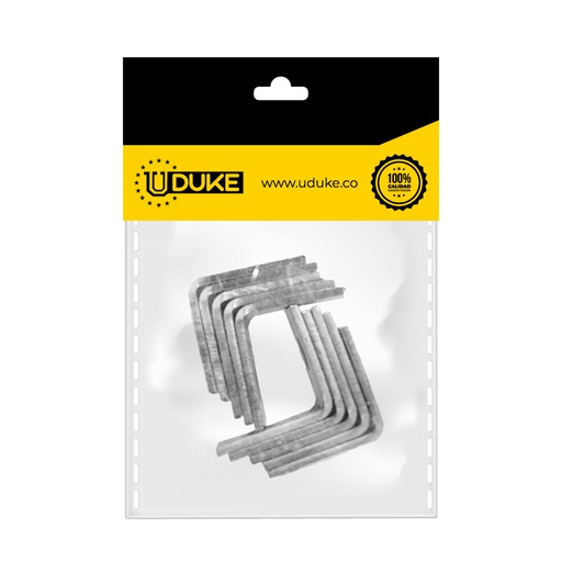 [10025K] ANGULO 3/4" METALICO PQT X 10 UDUKE