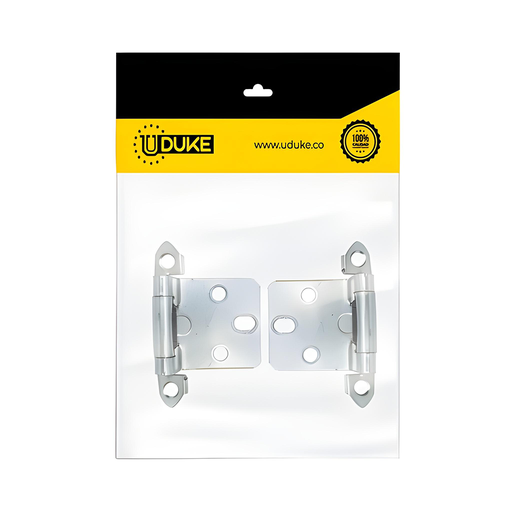 [3145K] BISAGRA COCINA GOLPE CROMADA C.18 PQT X 2 UDUKE