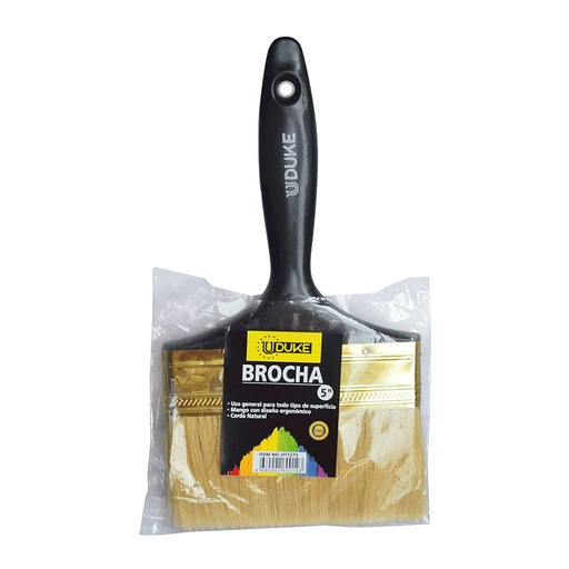 [13620] BROCHA DE 5" UDUKE M/PLASTICO (HT1273)
