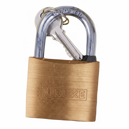 [6336K] CANDADO 60MM BRONCE FINO EN BLISTER UDUKE (GARANTIA 5 AÑOS)