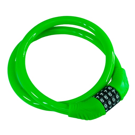 [19888] CANDADO GUAYA BICICLETA CON CLAVE 4 DIGITOS UDUKE (HT2213)