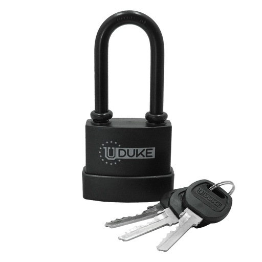 [12202] CANDADO INTEMPERIE ARCO LARGO 45 MM NEGRO UDUKE (HT90180)