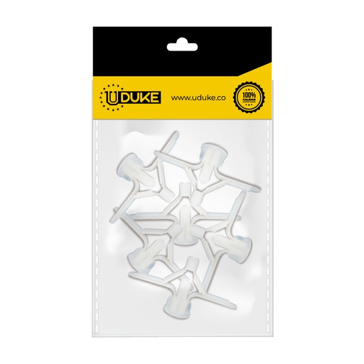 [15939K] CHAZO PLASTICO MARIPOSA 3/8 PQT X 6 UDUKE