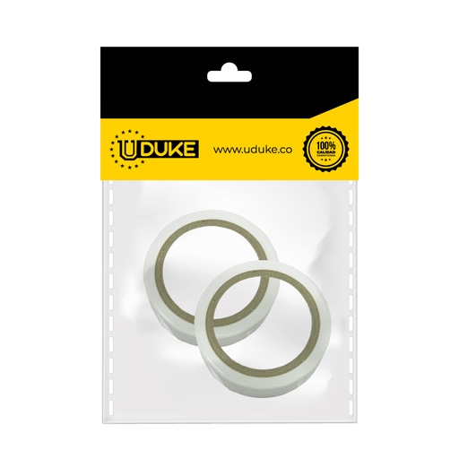 [10427BK] CINTA AISLANTE PEQUEÑA BLANCA PAQ X 2 UDUKE