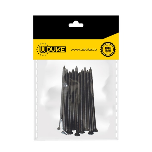 [2336K] CLAVO ACERO LISO 2 1/2" PQT X 10 UDUKE