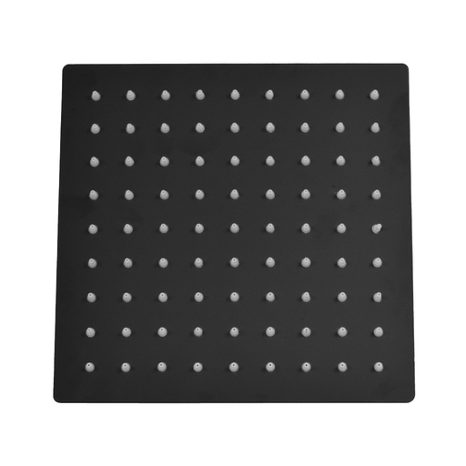 [18579] DUCHA REGADERA UDUKE NEGRA ACERO INOXIDABLE 8 CUADRADA (HT1621)