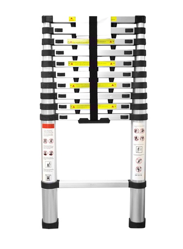 [13649] ESCALERA DE ALUMINIO TELESCOPICA 10 PELDANOS UDUKE (320CM) (HT1318)(CAP 150KG)