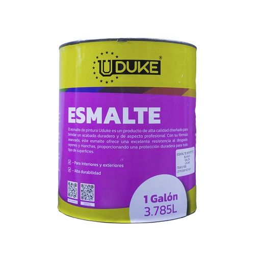 [14588K] ESMALTE BLANCO GALON (UDUKE)
