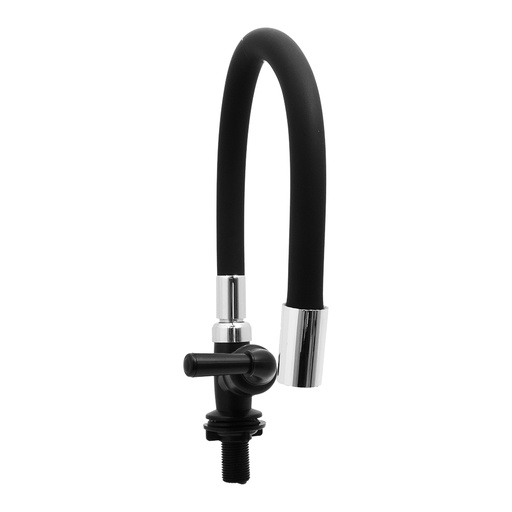 [20700] LLAVE CUELLO GANSO P/ALETA NEGRO MESA FLEXIBLE NEGRO UDUKE (HT2172)