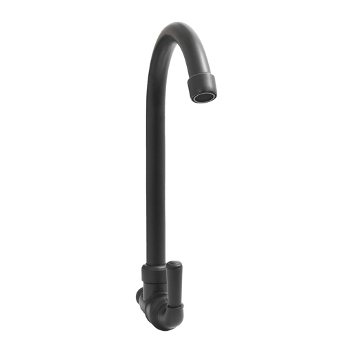[16794] LLAVE CUELLO GANSO P/ALETA PARED  NEGRO MATE UDUKE (HT1561)