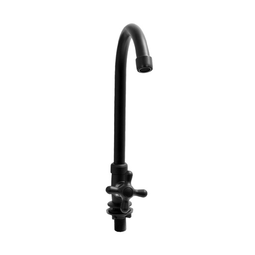 [16790] LLAVE CUELLO GANSO P/CRUCETA MESA NEGRO MATE UDUKE (HT1557)