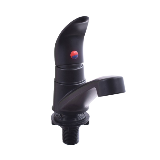 [16798] LLAVE LAVAMANOS INDIVIDUAL ALETA NEGRO MATE UDUKE (HT1565)