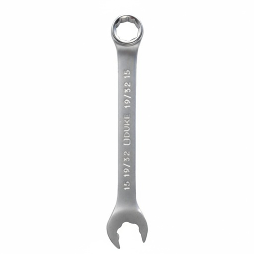 [13260] LLAVE MIXTA 2 EN 1 # 15MM - 19/32" CR/V UDUKE (HTY0070)