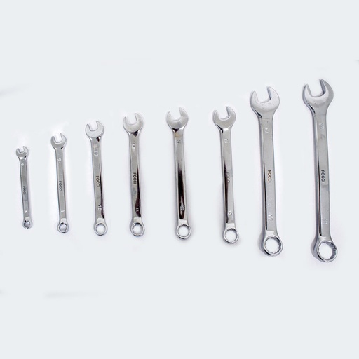 [12035] LLAVE MIXTA JUEGO X 8 PCS TODO EN 1 (8-19 MM+5/ 16-3/4+TORX+ALLEN) 32 MEDIDAS CON ESTUCHE CR/V UDUKE (HTY0035)(1010035)