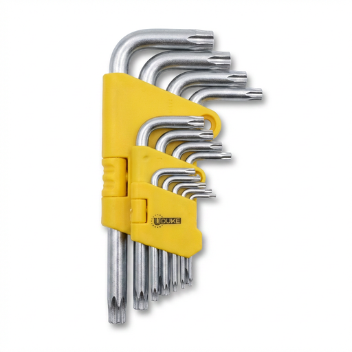 [19929] LLAVE TORX JUEGO 9 PCS CORTA UDUKE 

 (HT2262)