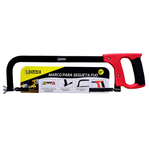 [1202] MARCO SEGUETA PASTA CON CAUCHO UDUKE MANGO ROJO/NEGRO (HT30521)