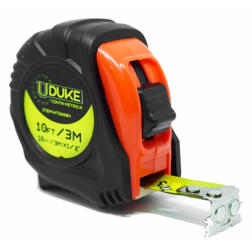 [8890] METRO 3 MTS HOJA 19MM CAUCHO EN BLISTER UDUKE (HT60084
