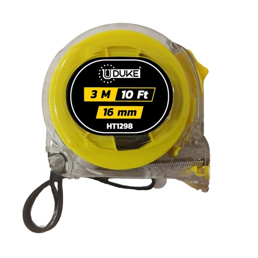 [13089] METRO 3 MTS HOJA DELGADA TRANSPARENTE DOBLE FAX UDUKE (HT1298)