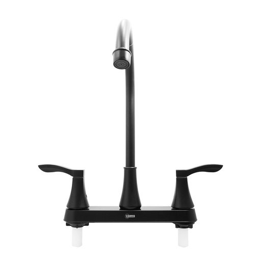 [20694] MEZCLADOR LAVAPLATOS ALETA 8" NEGRO UDUKE  (HT2166)