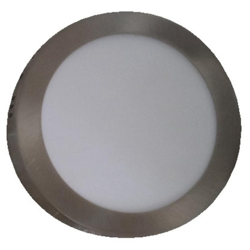 [13400] PANEL LED 12W REDONDO S/P SATINADO LUZ DIA UDUKE (HT80375A)