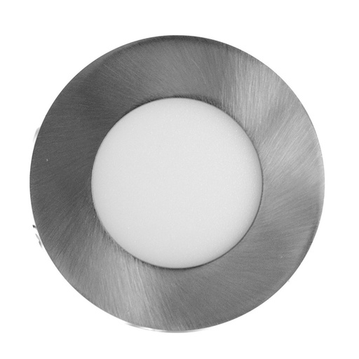 [13395] PANEL LED 3W REDONDO INCRUSTAR SATINADO LUZ DIA UDUKE (HT80355A)