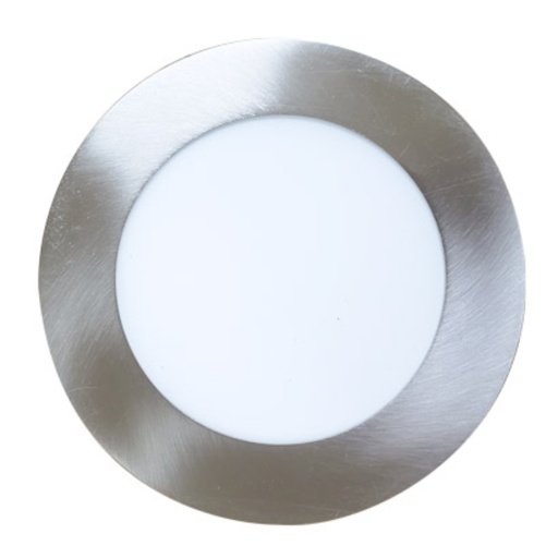 [14163] PANEL LED 6W REDONDO INCRUSTAR SATINADO LUZ DIA UDUKE (HT80358A)