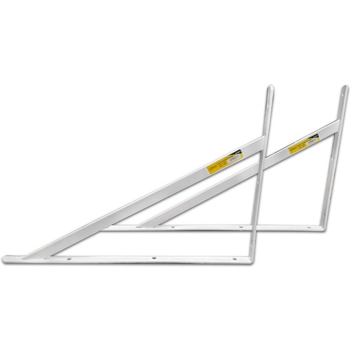 [12735] PIE AMIGO UDUKE REFORZADO BLANCO X PAR 16X10 (40X25CM)(CAL 3MM) (HT90235)