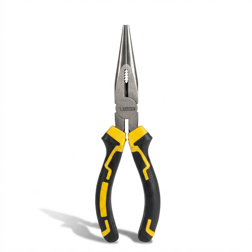 [6755] PINZA PROFESIONAL UDUKE AMARILLO-NEGRO  6 (HT20005)