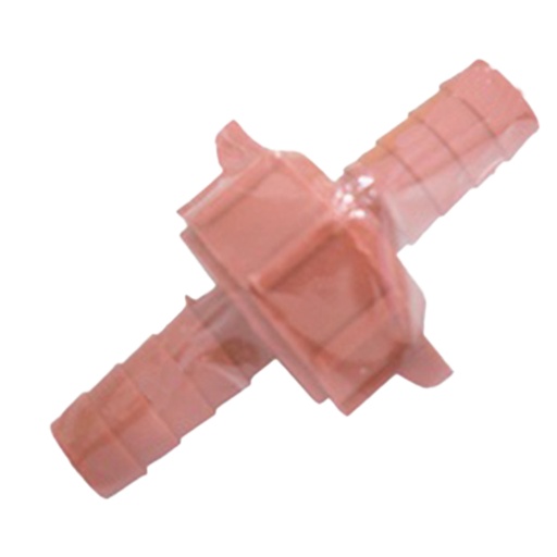 [1508AK] RACOR MANGUERA ROJO PLASTICO PQT X 1 UDUKE